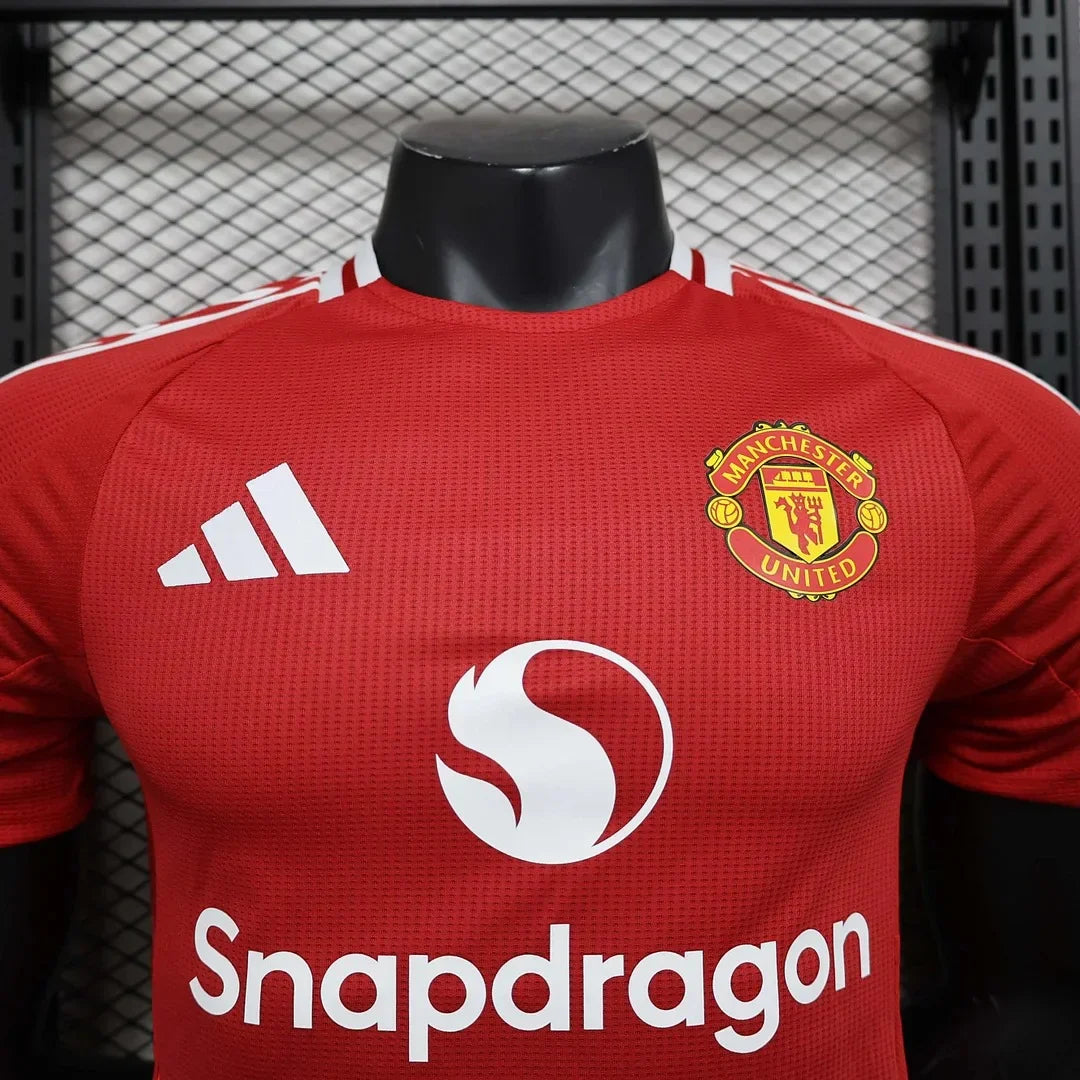 2024/2025 Manchester United Home Soccer JerseyPlayer Version