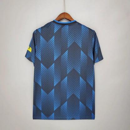 Manchester United Football Shirt Third Away 2021 / 2022 Retro