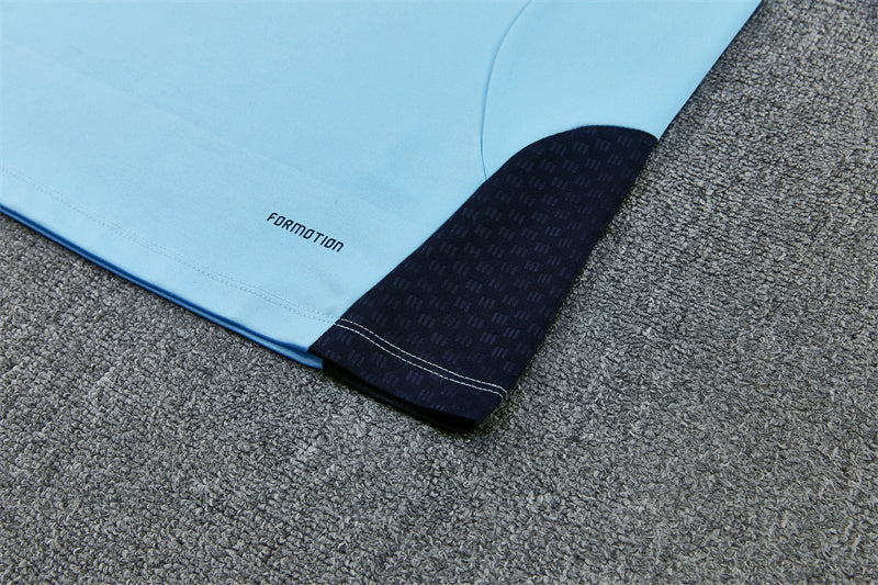 2026/2027 Argentina Half-Pull Light Blue Tracksuit