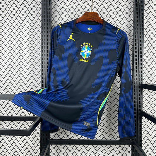 2026 Brazil World Cup Away Long Sleeve Football Jersey