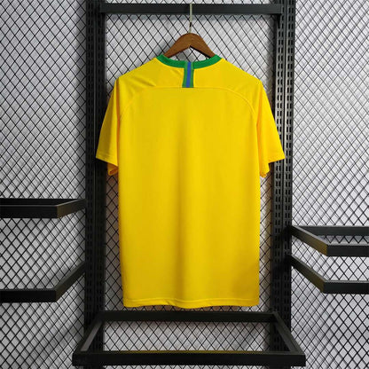 2018 Retro Brazil Football Jersey Home