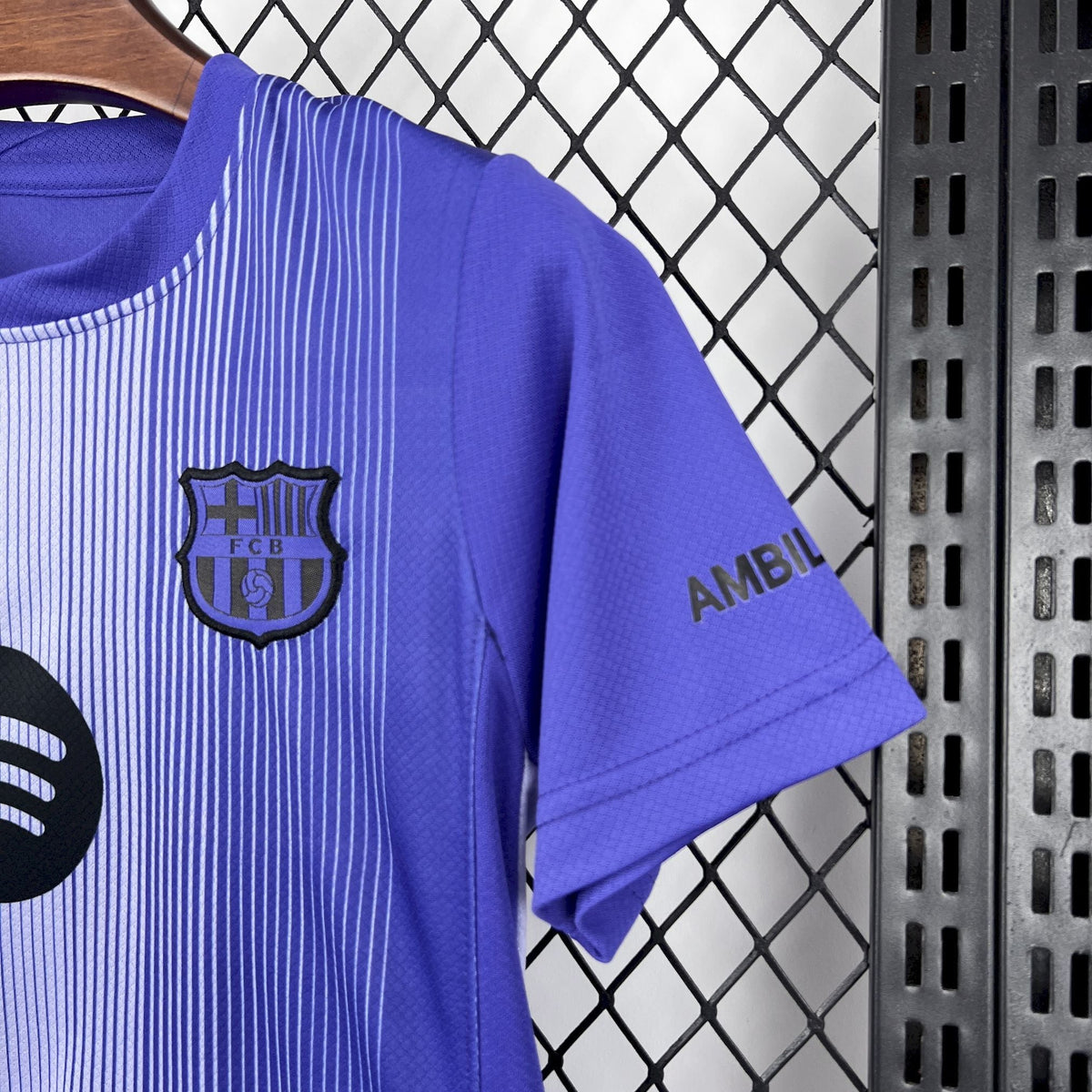 2025/2026 Kids Size Barcelona Purple Goalkeeper Football Kit
