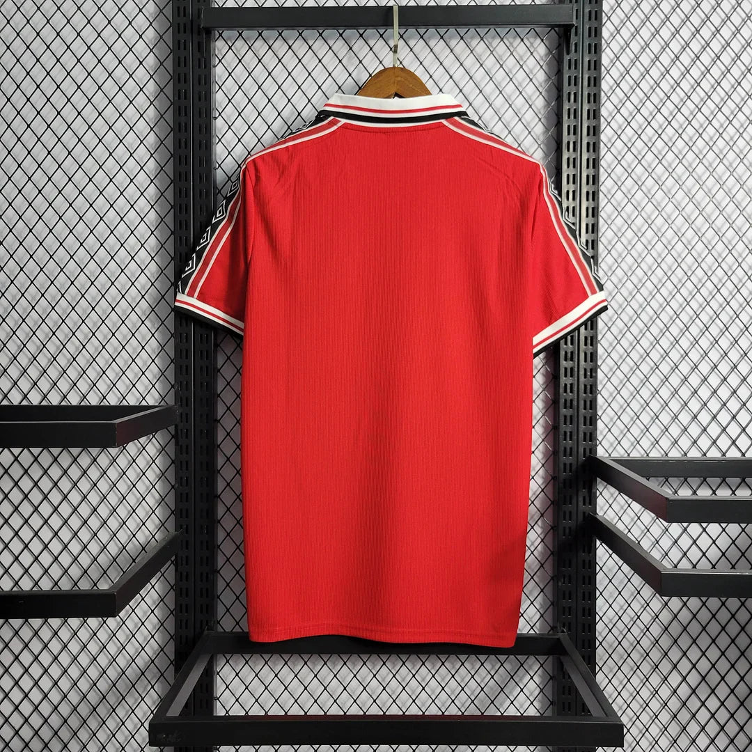 1998/1999 Retro Manchester United Home Football Shirt