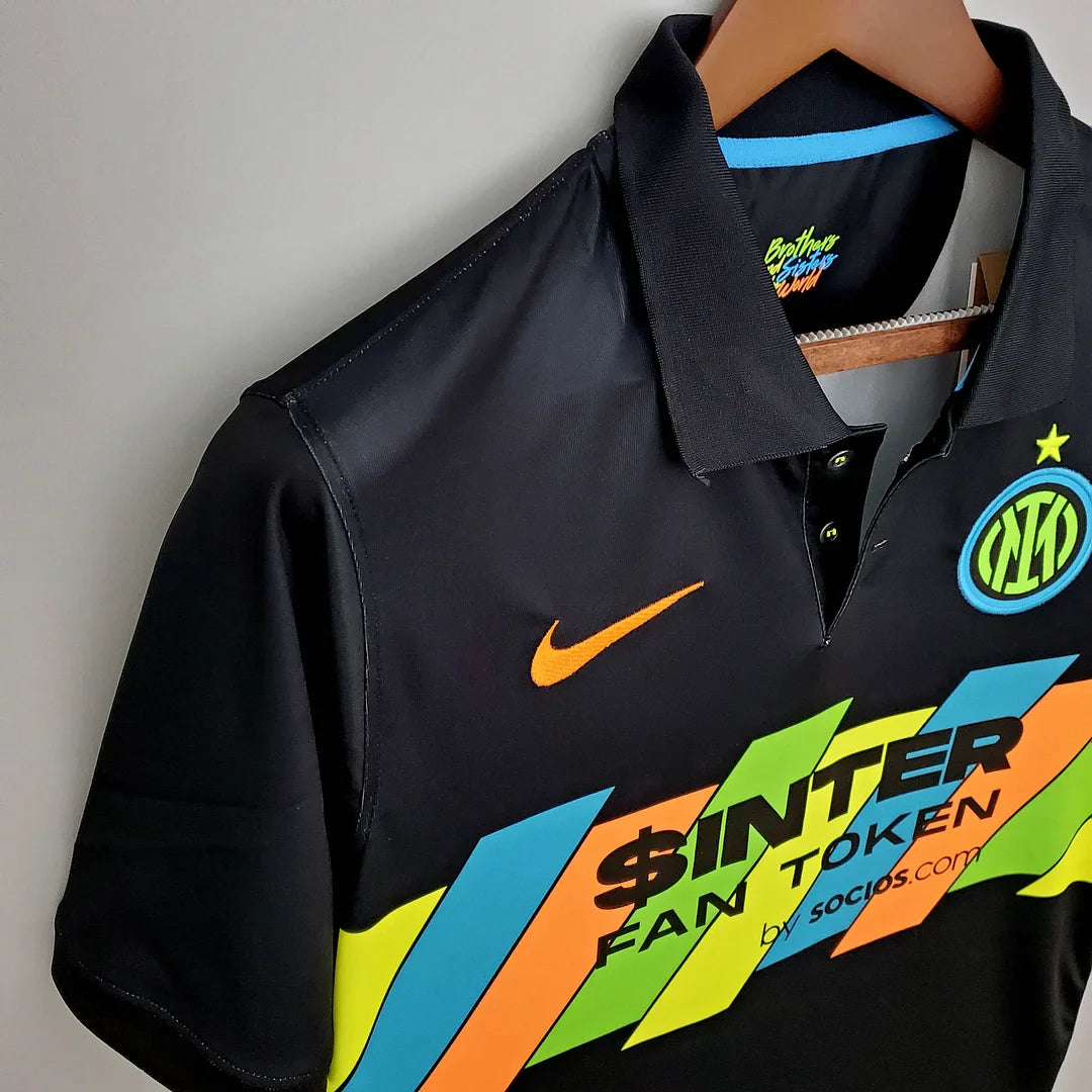Internazionale Milan Third Away Football Jersey 2021/2022 Retro