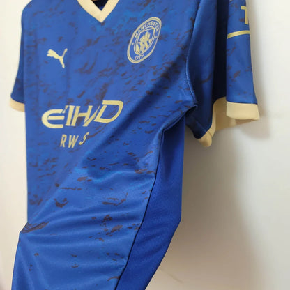 2023 Manchester City Chinese New Year Commemorative Edition Blue Football Shirt