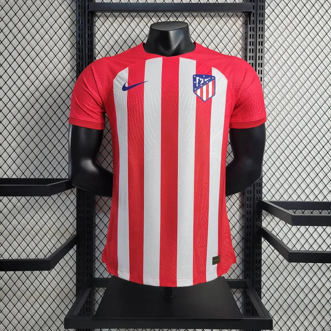2023/2024 Atletico Madrid Home Soccer JerseyPlayer Version