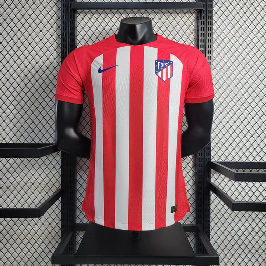2023/2024 Atletico Madrid Home Soccer JerseyPlayer Version