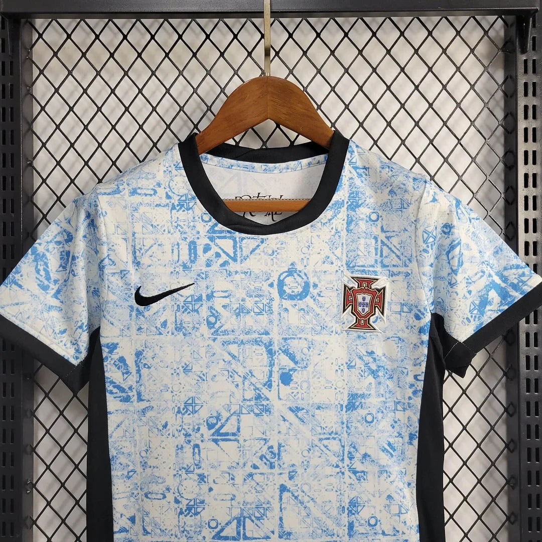 2024 Portugal Away Football Shirt Kids Size 1:1 Thai Quality