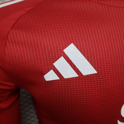 2024/2025 Long Sleeve Player Version Manchester United Home Football Shirt