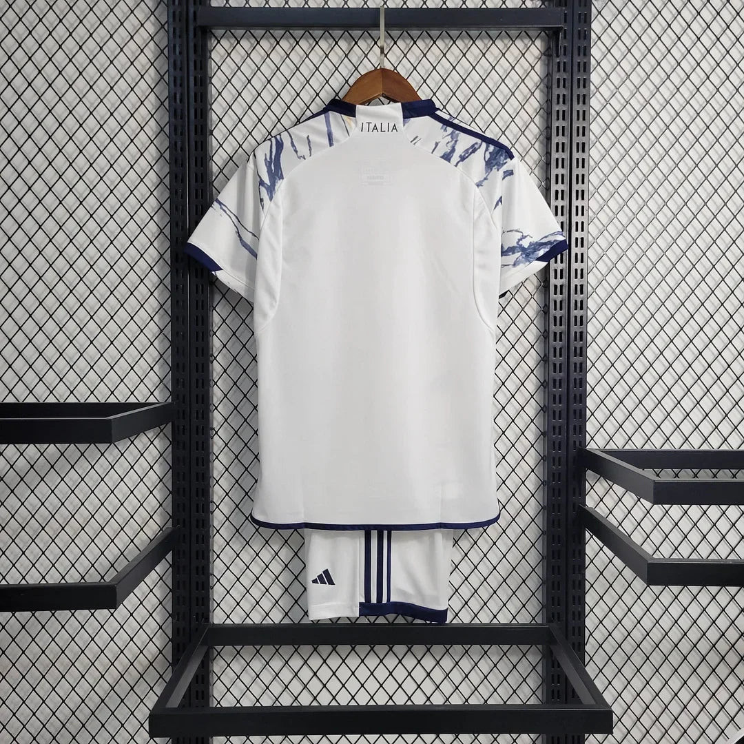 2023 Italy Away Soccer Shirt Kids Size