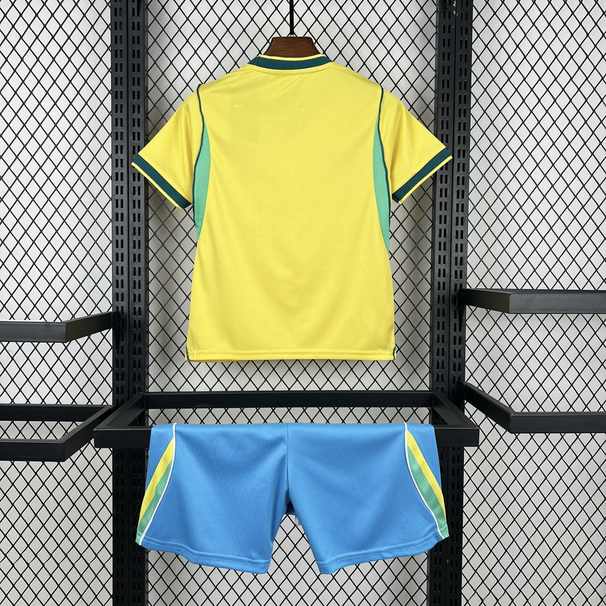 2026 Brazil Home World Cup Football Shirt Kids Size