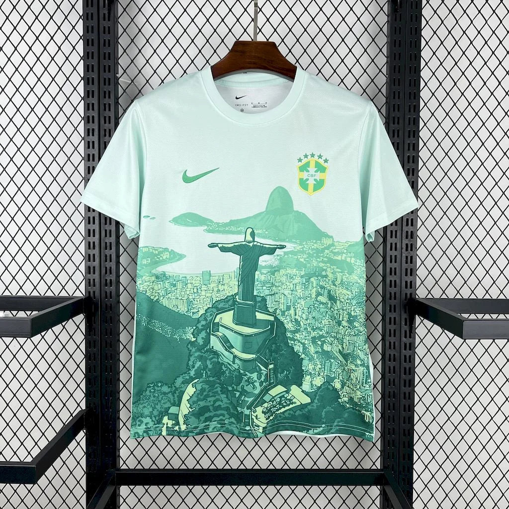 2026 Brazil Green Rio Special Edition Football Shirt