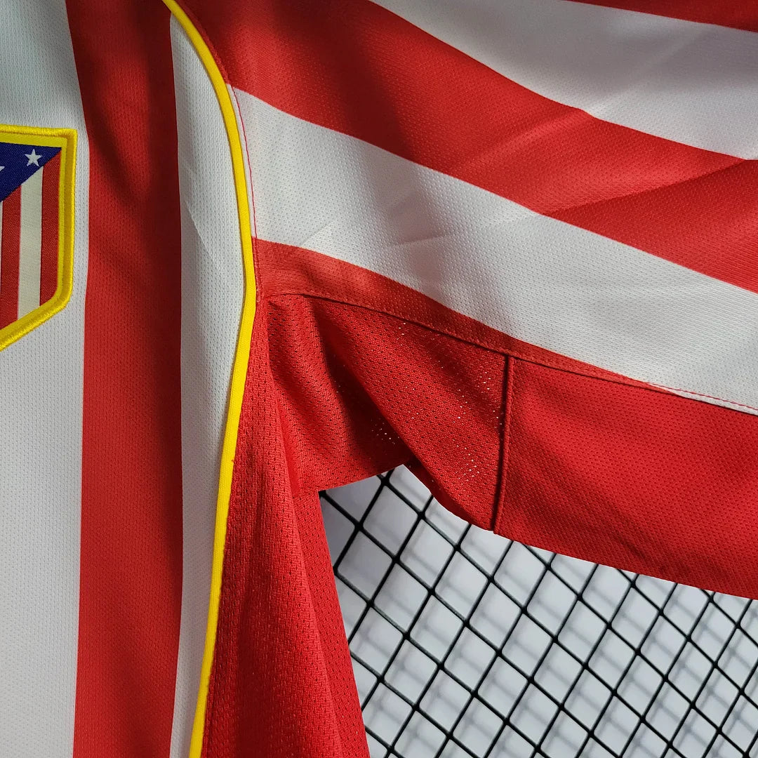 2004/2005 Retro Atletico Madrid Home Soccer Jersey