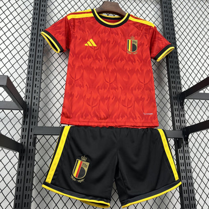 2026 Belgium Home World Cup Football Shirt Kids Size