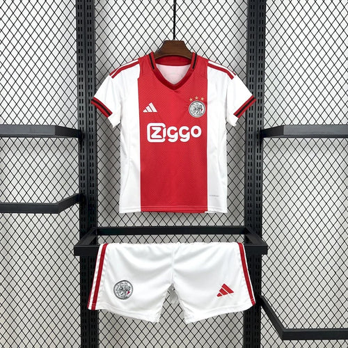 2025/2026 Ajax Home Football Shirt Kids Size