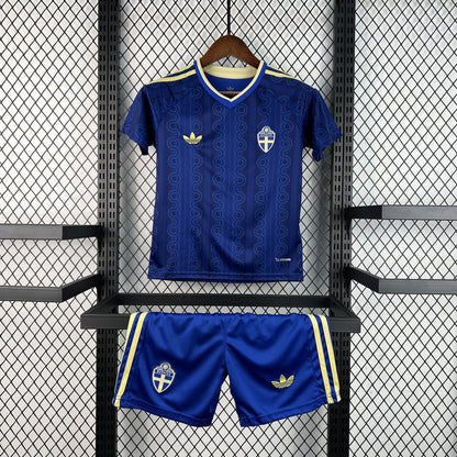 2026 Sweden Away World Cup Football Jersey Kids Size