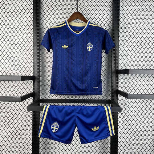 2026 Sweden Away World Cup Football Jersey Kids Size