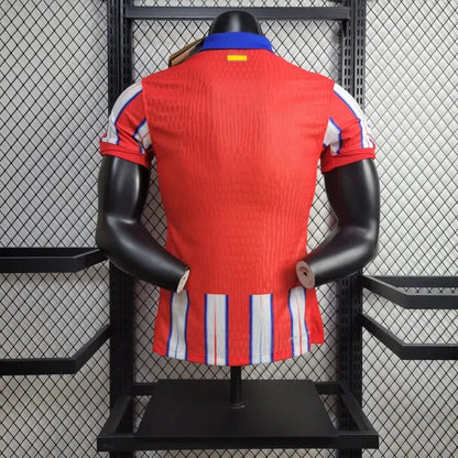 2024/2025 Atletico Madrid Home Soccer JerseyPlayer Version