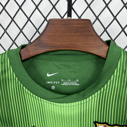 2025/2026 Kids Size Barcelona Green Goalkeeper Football Kit