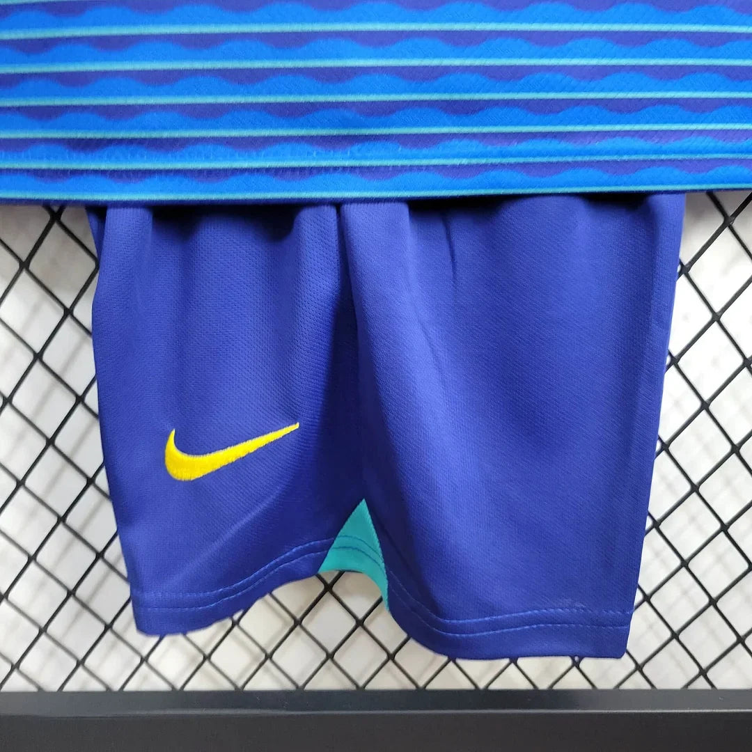 2024 Brazil Away Football Shirt Kids Size 1:1
