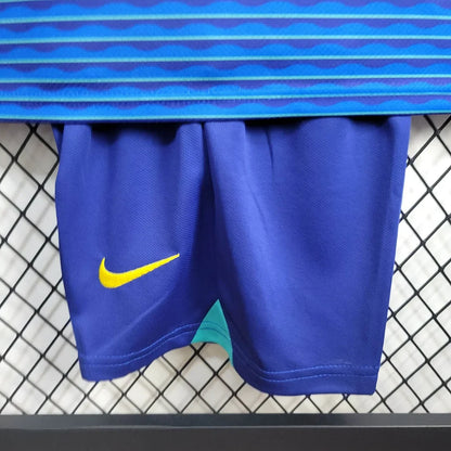 2024 Brazil Away Football Shirt Kids Size 1:1