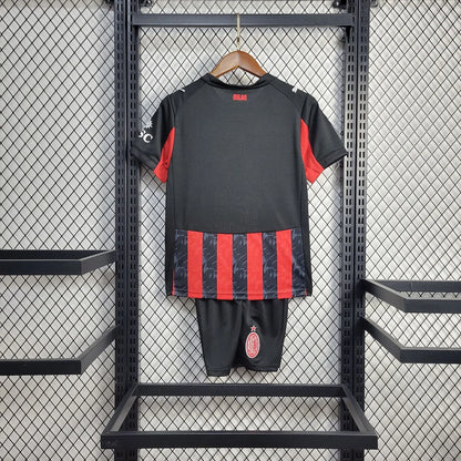2025/2026 AC Milan Home Football Shirt Kids Size