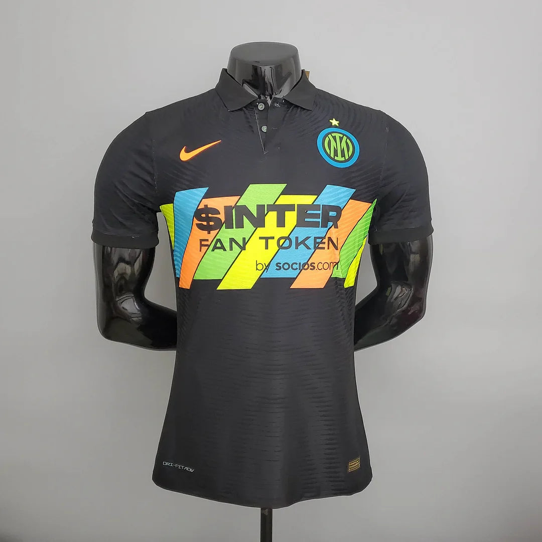 Internazionale Milan Third Away Football Jersey 2021/2022 RetroPlayer Version