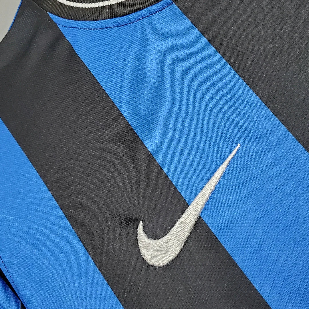 2009/2010 Retro Internazionale Milan Home UEFA Champions League Edition Football Jersey