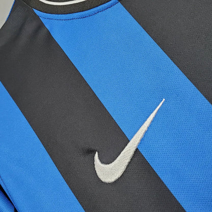 2009/2010 Retro Internazionale Milan Home UEFA Champions League Edition Football Jersey