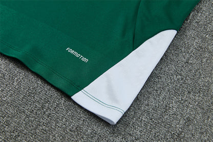 2026/2027 Italy Blue Half Zipper Green Tracksuit