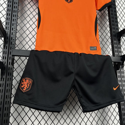 2026 Netherlands Home World Cup Football Shirt Kids Size