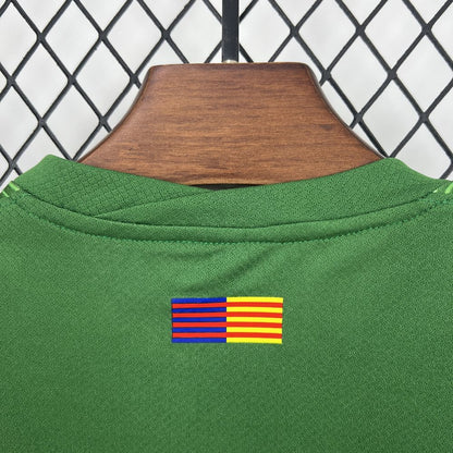 2025/2026 Kids Size Barcelona Green Goalkeeper Football Kit