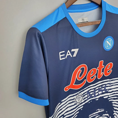 Napoli Soccer Commemorative Edition Blue Jersey 2021/2022 Retro