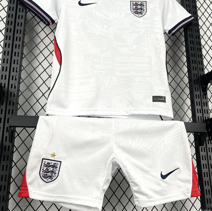 2026 England Home Football Shirt Kids Size