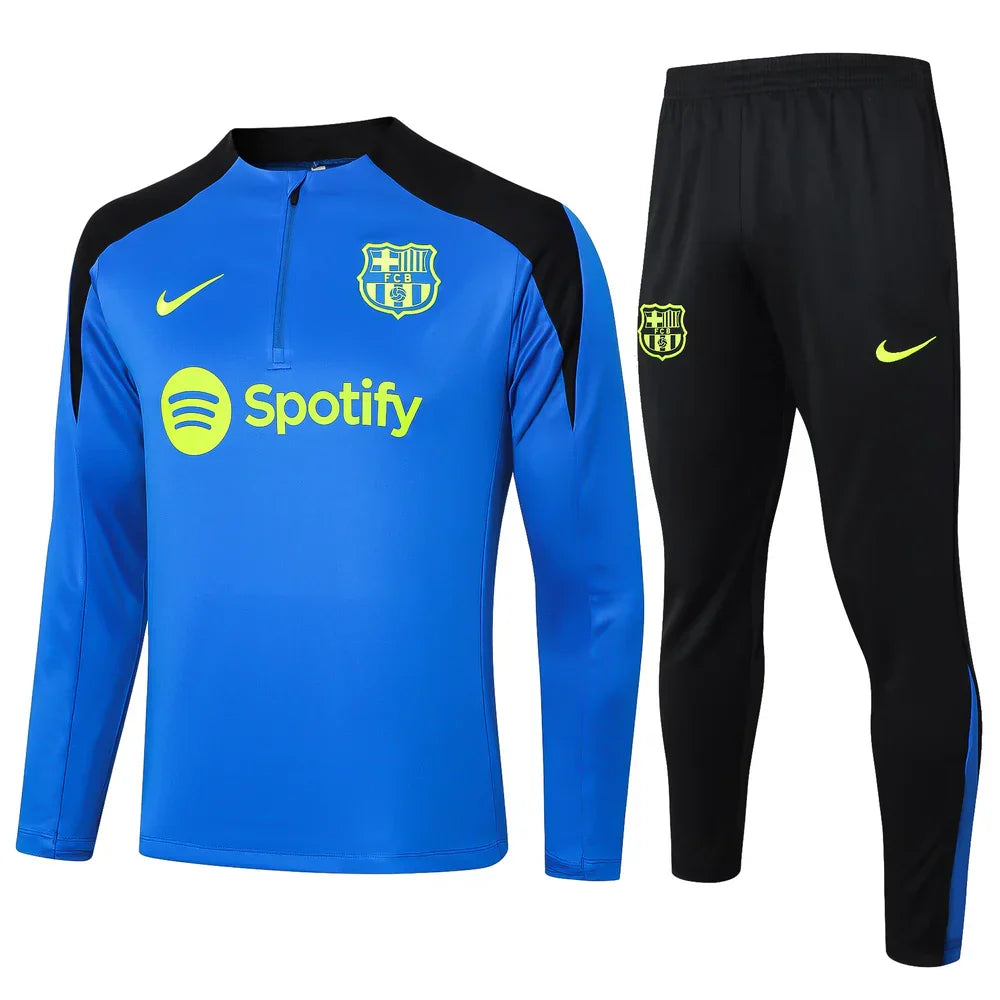 Barcelona Black and Blue Tracksuit