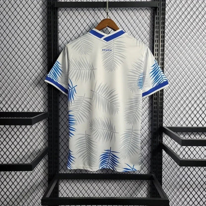 2022 Brazil Blue Beach Football Jersey