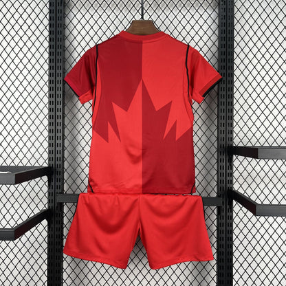 2026 Canada Home World Cup Football Shirt Kids Size