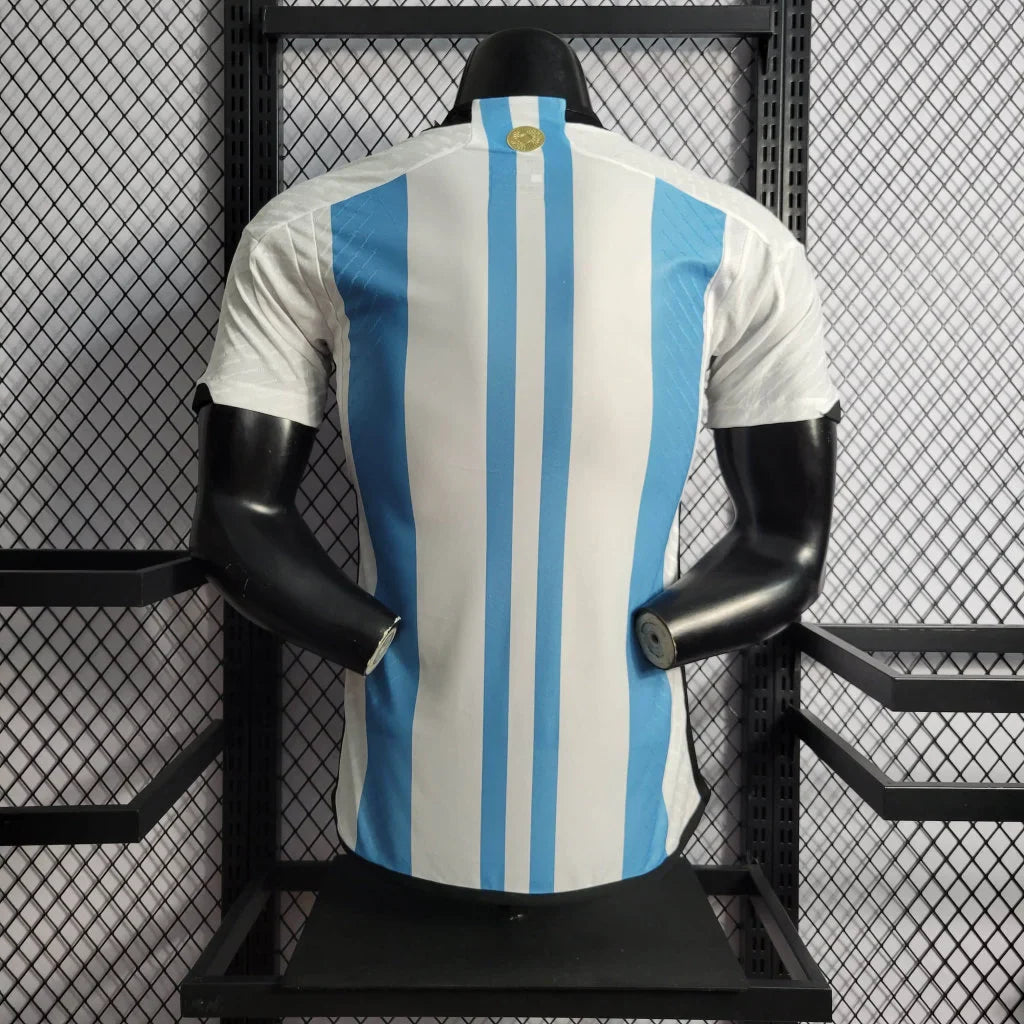 2022 FIFA World Cup Argentina National Team Jersey Home - Player Version