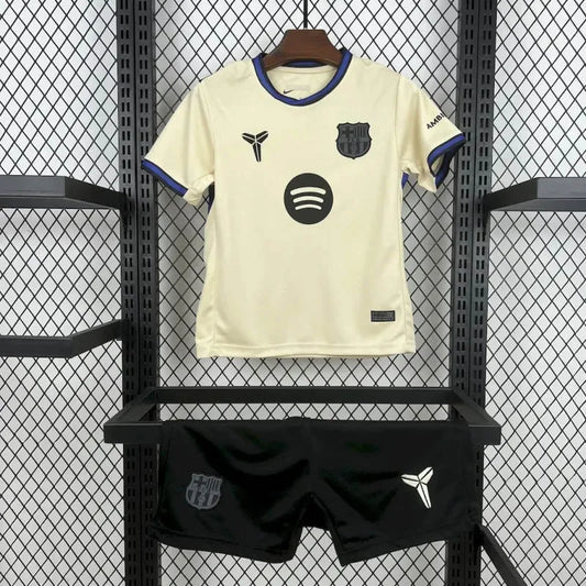 2025/2026 Barcelona Away Football Shirt Kids Size