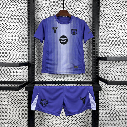 2025/2026 Kids Size Barcelona Purple Goalkeeper Football Kit