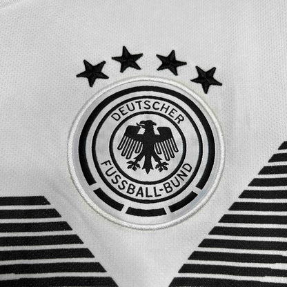 2018 Retro Germany Home Football Jersey
