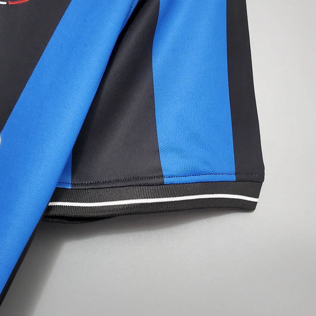 2009/2010 Retro Internazionale Milan Home UEFA Champions League Edition Football Jersey