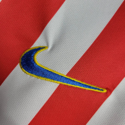 2004/2005 Retro Atletico Madrid Home Soccer Jersey