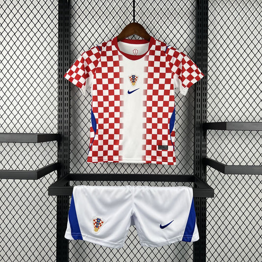 2026 Kids Size Croatia Home Football Shirt
