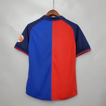 Retro Barcelona 100th Anniversary Version Football Shirt Home