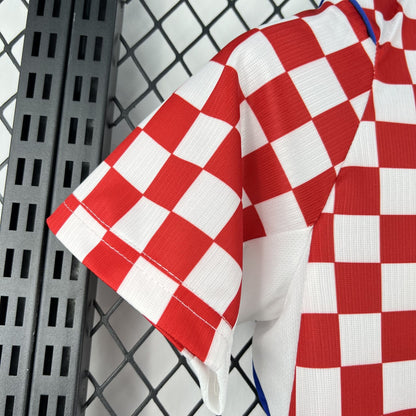 2026 Kids Size Croatia Home Football Shirt