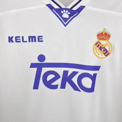 1996/1997 Retro Real Madrid Home Soccer Jersey