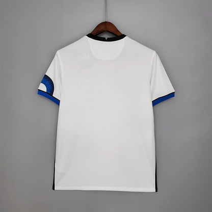 Internazionale Milan Football Jersey White 2021/2022 Retro Away