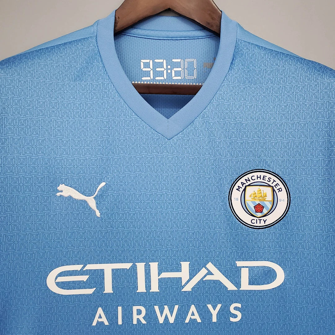Manchester City Football Shirt 2021/2022 Retro Home