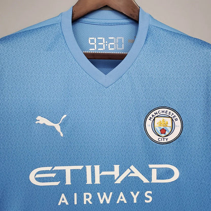Manchester City Football Shirt 2021/2022 Retro Home